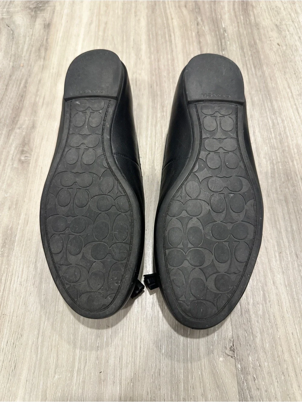 Coach sleek black